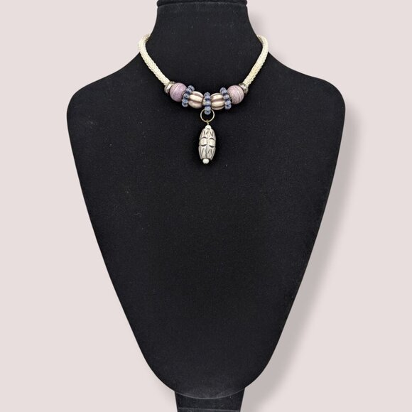 (2/$20) Bohemian Beaded Choker Necklace - Picture 2 of 5